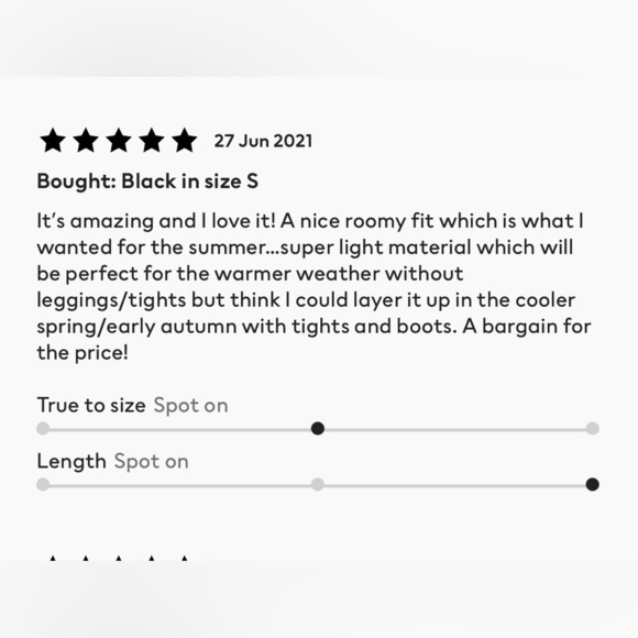 H&M Short Puff Sleeve Black Dress - Picture 9 of 9